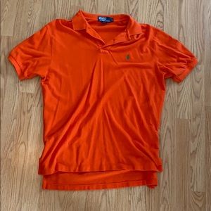 Orange and Green Polo
